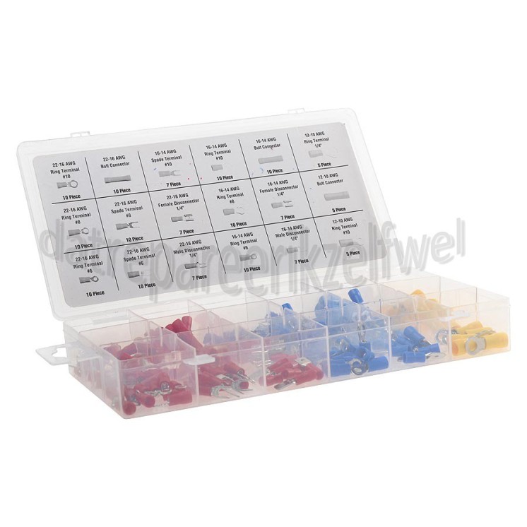 Foto van Benson Kabelschoen Assortimentsdoos 150 dlg Kabelschoen 