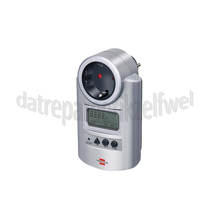 Foto van Brennenstuhl Energiemeter Kostenteller Kosten teller euro / kW/h 