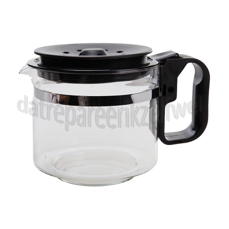 Foto van WPRO Koffiekan 12/15 kops -zwart- hoogtes 12 cm tot 14 cm 