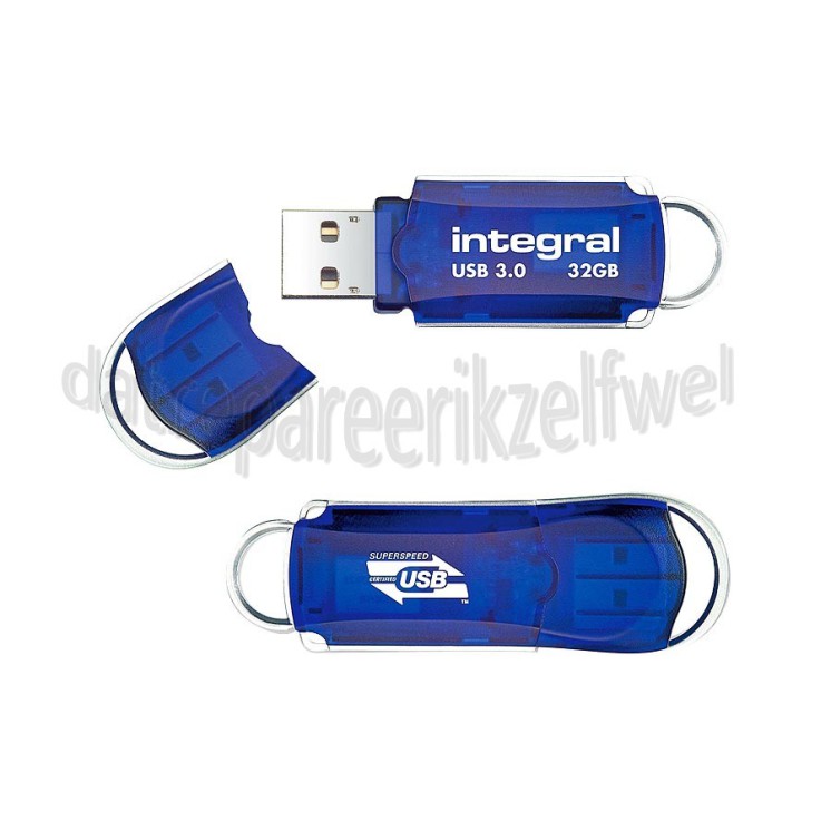 Foto van Integral Memory stick Integral 32GB Courier USB 3.0 