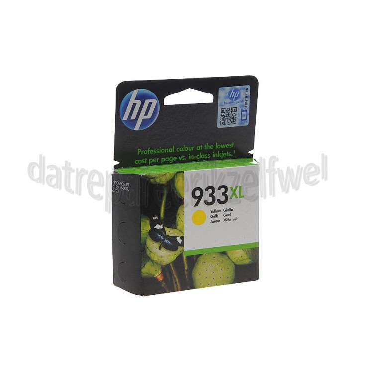 Foto van HP Hewlett-Packard Inktcartridge No. 933 XL Yellow Officejet 6100, 6600 