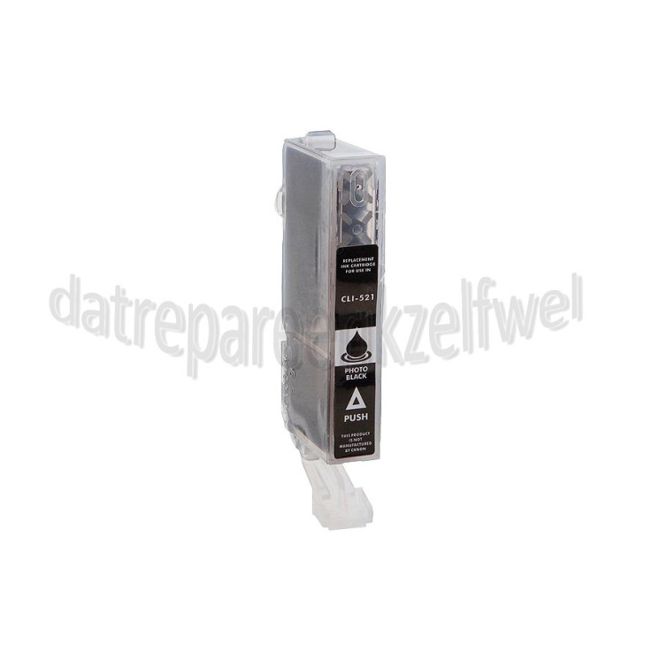 Foto van Easyfiks Inktcartridge CLI 521 Black + Chip Pixma iP3600 iP4600 