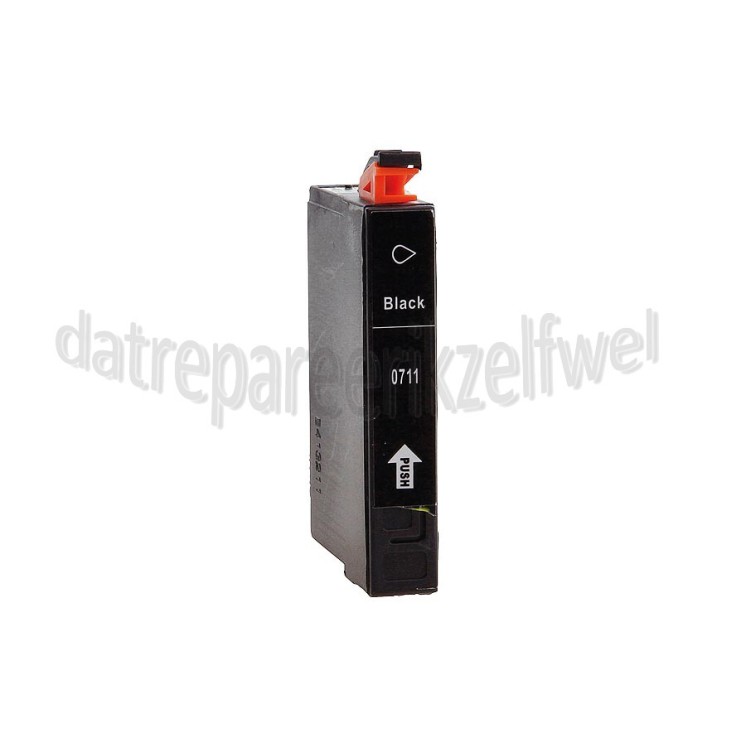 Foto van Easyfiks Inktcartridge TO711 Black D78 DX4000 DX4050 