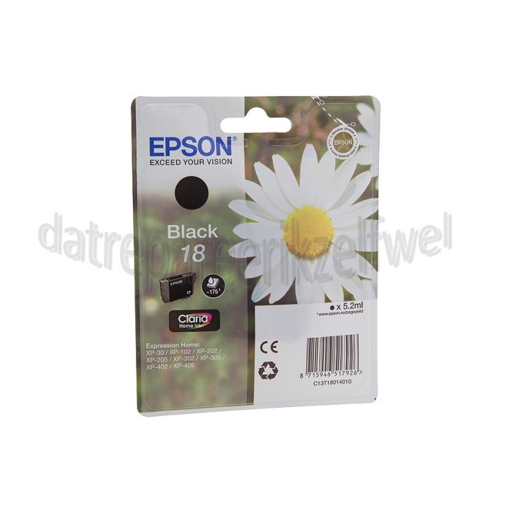 Foto van Epson Inktcartridge T1801 Black Expression Home XP30, XP142 