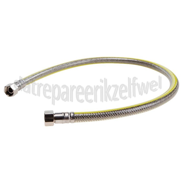 Foto van Raminex Gasslang RVS flexibel voor alle apparaten Superflex 150 cm met gastec keurmerk 
