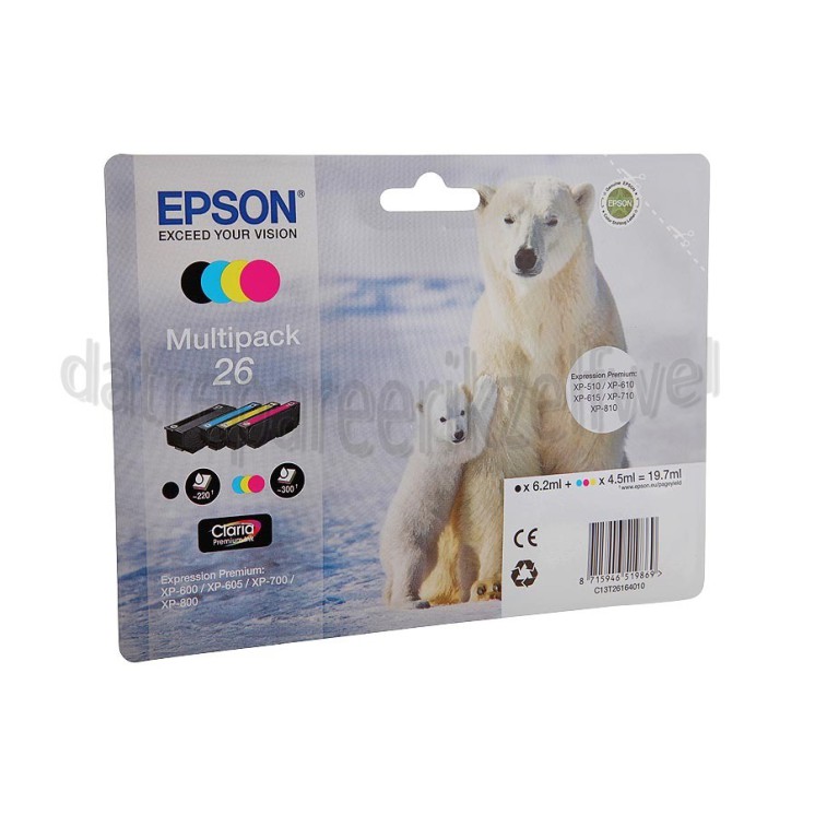 Foto van Epson Inktcartridge 26 Multipack Expression Premium XP-600 
