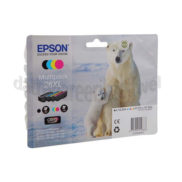 Foto van Epson Inktcartridge 26XL Multipack Expression Premium XP-600 