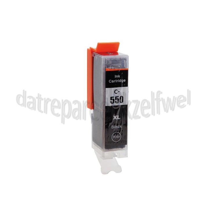 Foto van Easyfiks Inktcartridge PGI 550 PGBK Black + Chip Pixma MX925 MG5450 