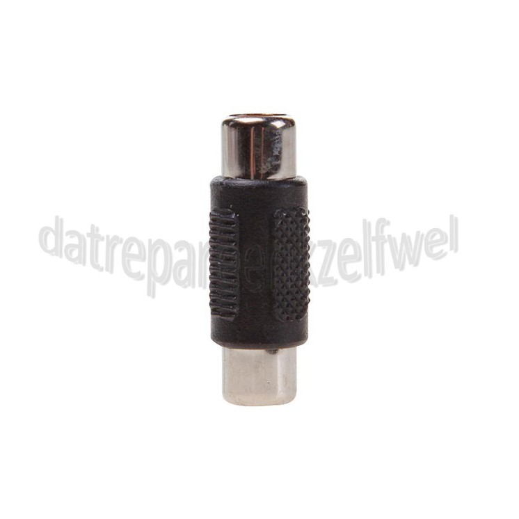 Foto van Easyfiks Tulp Adapter Tulp Contra RCA Female - Tulp Contra RCA Female Koppelstuk 