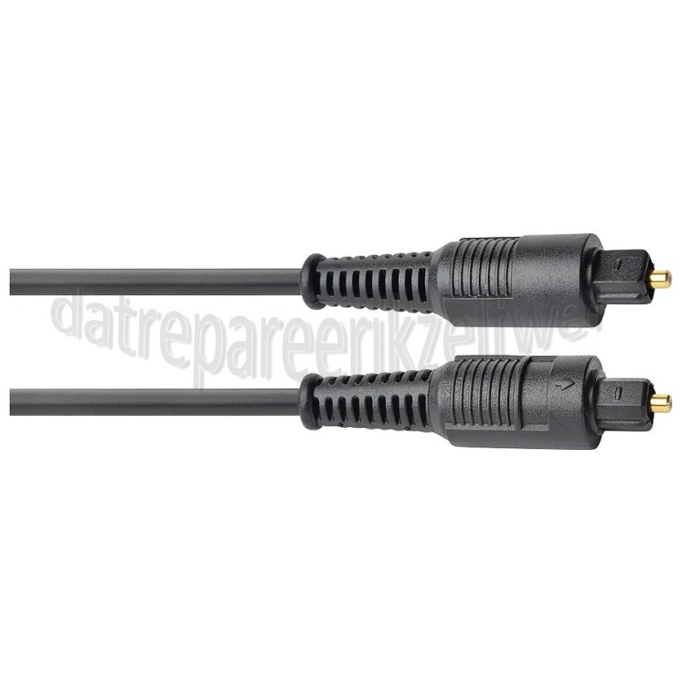 Foto van Easyfiks Optische Kabel Toslink Male - Toslink Male 1.5 Meter, Afgeschermd, Verguld 