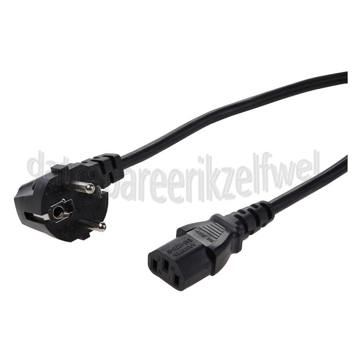 Foto van Easyfiks Netvoedingskabel Voedingskabel C13, 230V, 10 Amp 5.0 Meter, 3x0.75mm2 