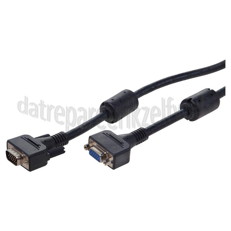 Foto van Easyfiks VGA Kabel VGA Male - VGA Contra Female 5.0 Meter, HD 1680x1050, 15 Polig 