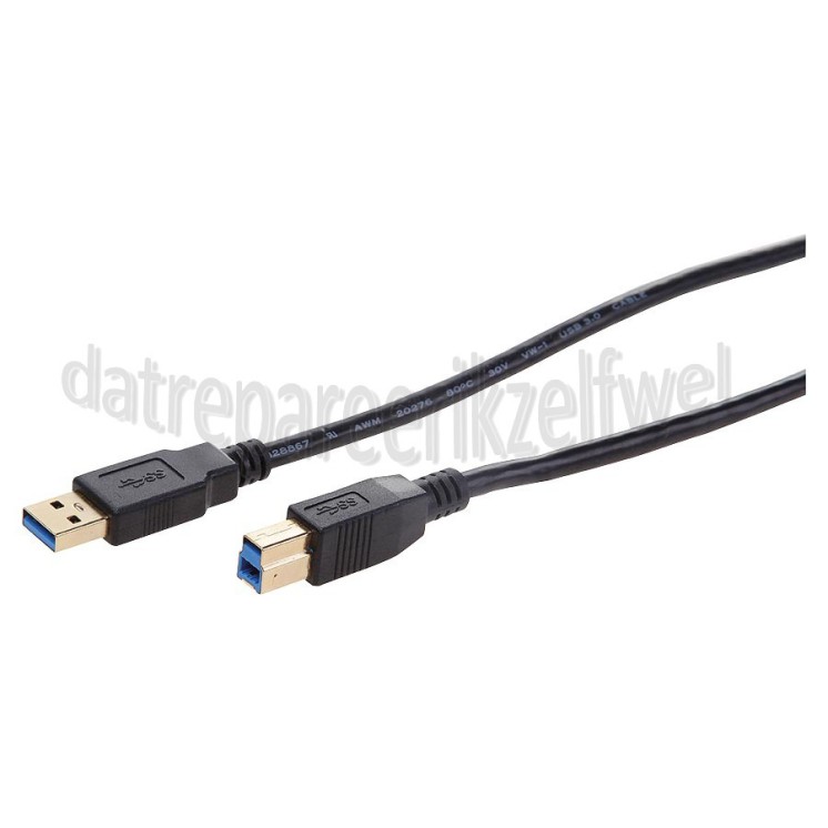Foto van Easyfiks USB 3.0 Kabel USB 3.0 A Male - USB 3.0 B Male 1.5 Meter 