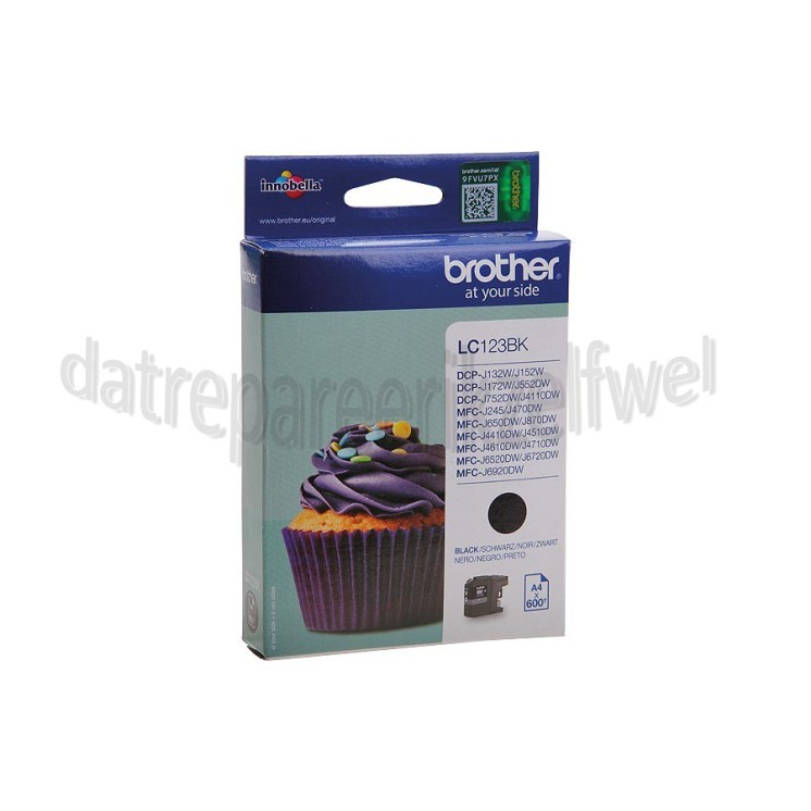 Foto van Brother Inktcartridge LC 123 Black DCPJ132W, DCPJ152W, MFCJ245 