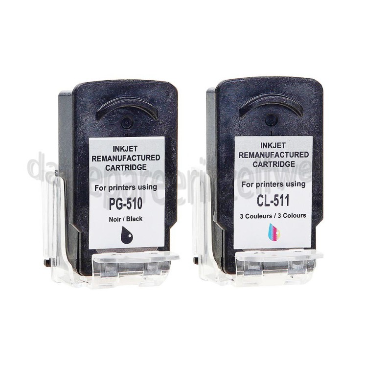 Foto van Easyfiks Inktcartridge PG510 Black CL511 Color Combipack Pixma iP2700,Pixma iP2702 