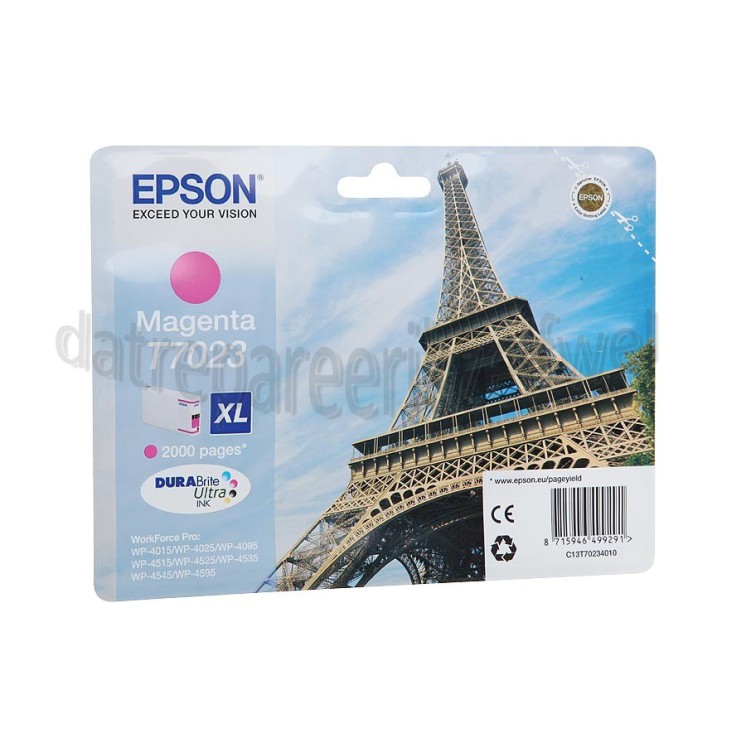 Foto van Epson Inktcartridge T7023XL Magenta WP-4015, WP-4025, WP-4095 