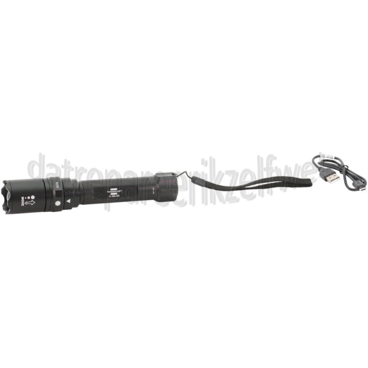 Foto van Brennenstuhl Zaklamp LED TL400AFS IP44 CREE-LED 430lm LuxPremium focus met oplaadbare batterij en snelschakela 
