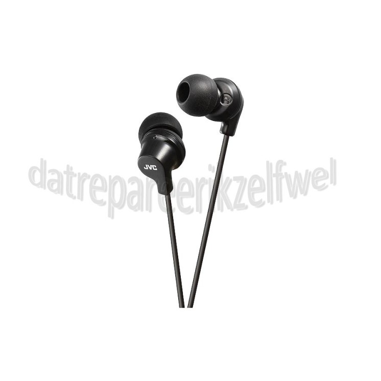 Foto van JVC Hoofdtelefoon In Ear met krachtig geluid Zwart met 1,2 meter snoer 