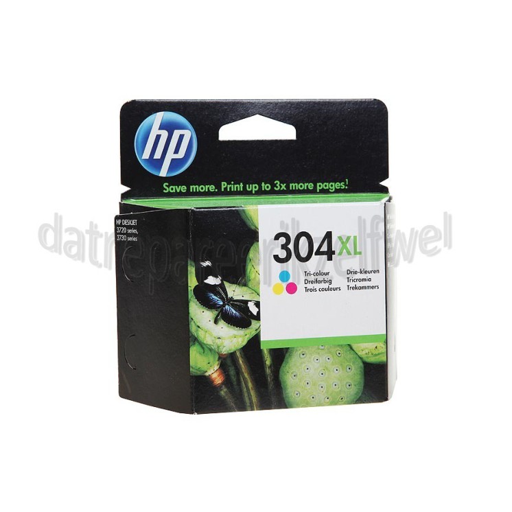 Foto van HP Hewlett-Packard Inktcartridge No. 304XL Color Deskjet 3720, 3730 