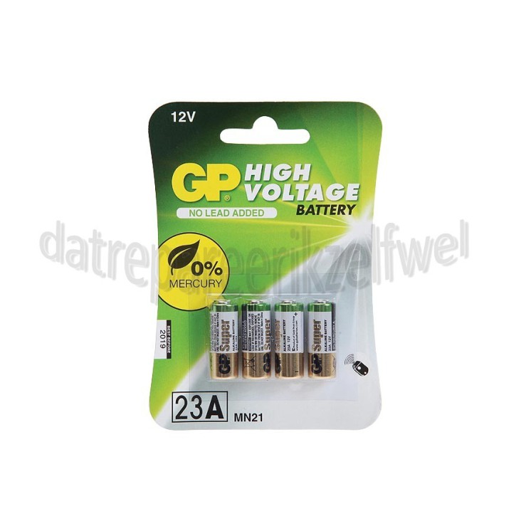 Foto van GP Batterij Hoogvoltage MN21 12V 23A Alkaline 