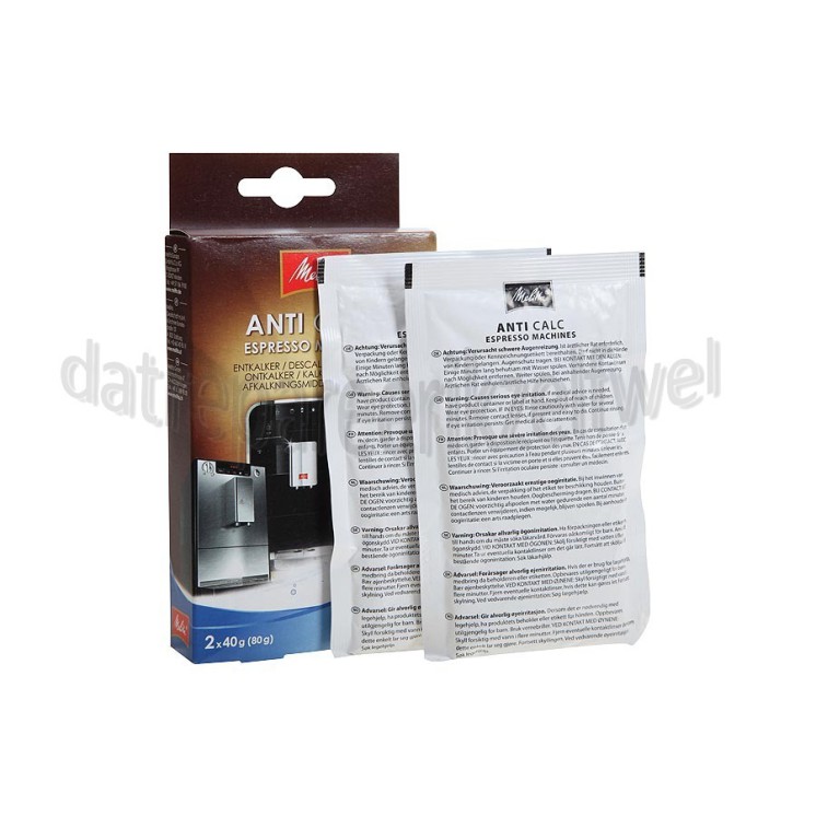 Foto van Melitta Ontkalker Espresso machines Poeder 