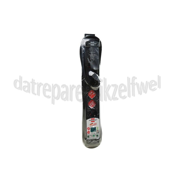 Foto van Brennenstuhl Tafelcontactdoos Premium-Line stekkerdoos met USB 6 Voudig 3m USB 