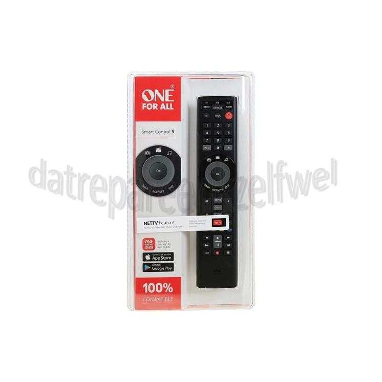 Foto van One For All Afstandsbediening Smart Control 5 voor 5 apparaten 