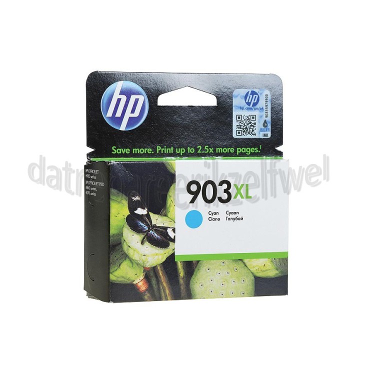 Foto van HP Hewlett-Packard Inktcartridge No. 903XL Cyan Officejet 6950, 6960, 6970 