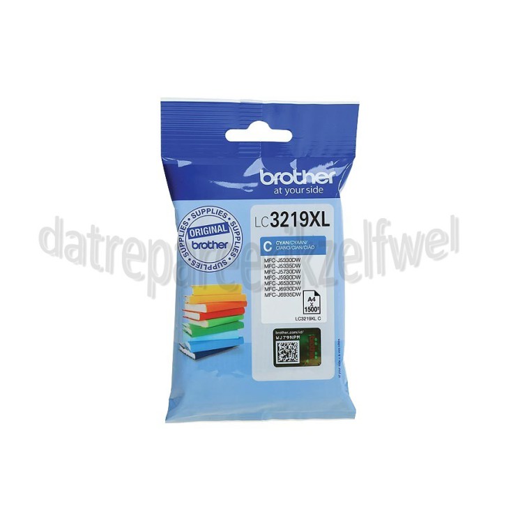 Foto van Brother Inktcartridge LC3219XL Cyan MFC-J5330DW, MFC-J5335DW, MFC-J5730DW 