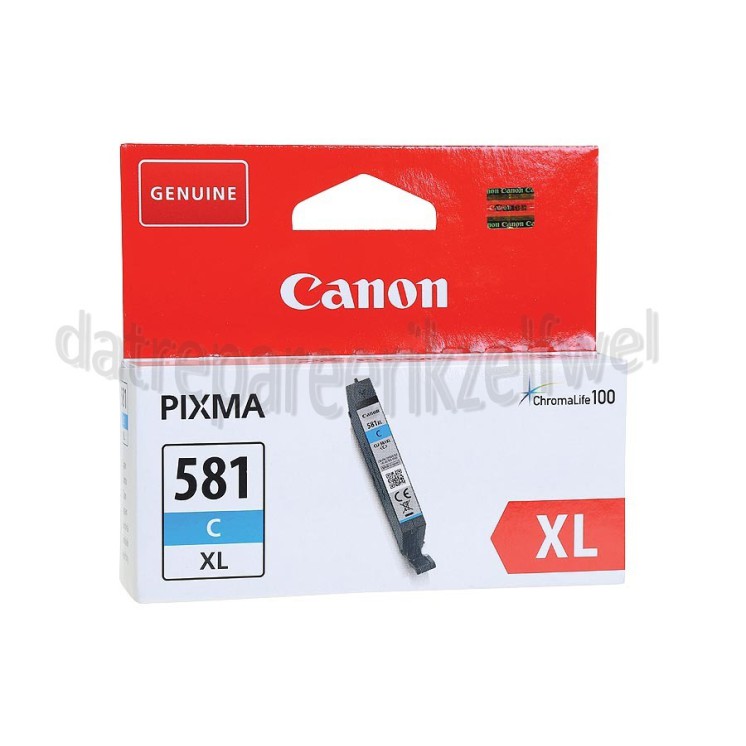 Foto van Canon Inktcartridge CLI 581XL Cyan PIXMA TR7550, TS6150 