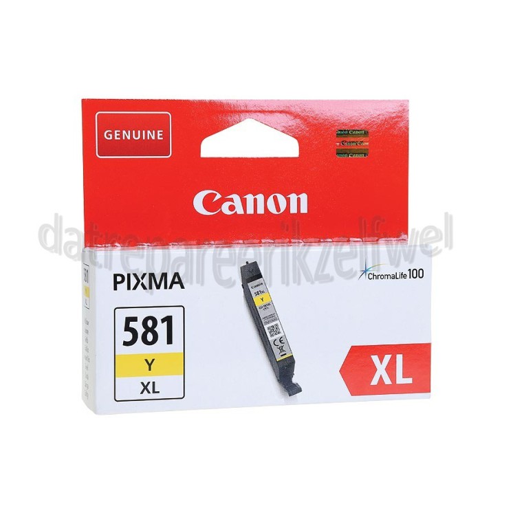 Foto van Canon Inktcartridge CLI 581XL Yellow Pixma TR7550, TS6150 