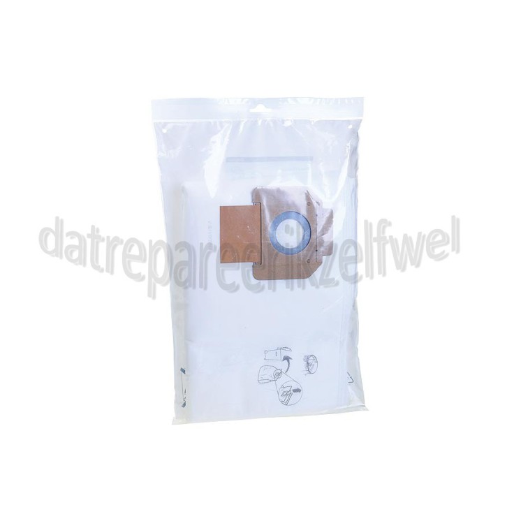 Foto van Nilfisk Stofzuigerzak Fleece, 5 stuks Alto Attix 350, 360 