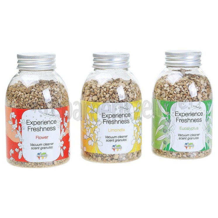 Foto van Numatic Luchtverfrisser Geurkorrels, 3 kleuren 3 geuren Flower, Limonella, Eucalyptus 