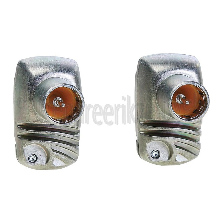 Foto van Technetix F-connector Set van 2 F-schroef stekkers, Coaxstekkers 4K Ultra HD, Ziggo geschikt 