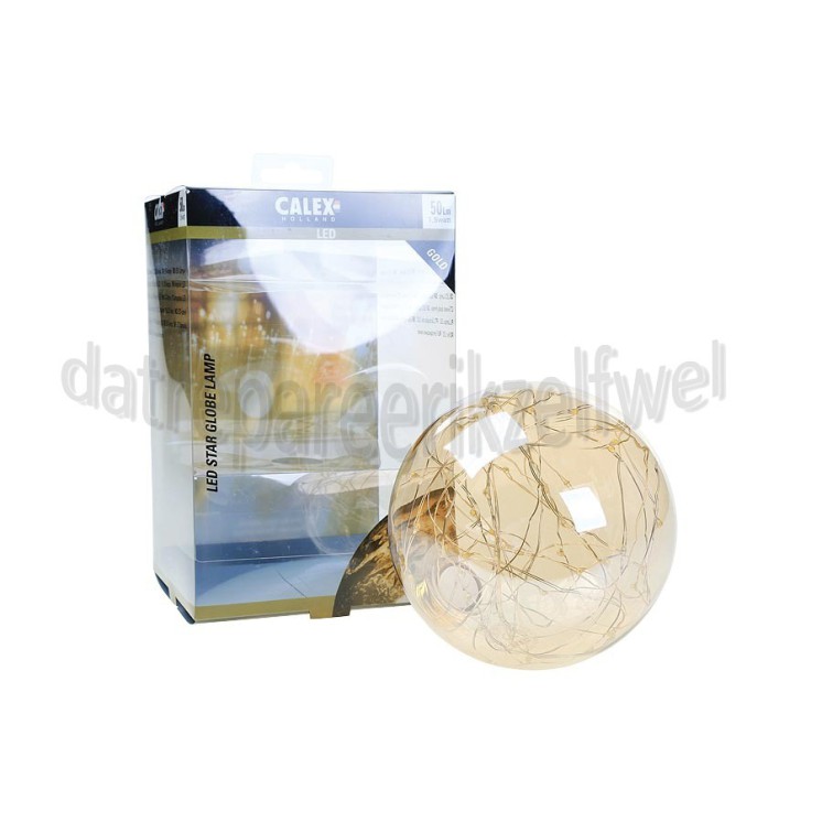 Foto van Calex Ledlamp Stars LED Globelamp E27 1,5W 50Lm 240V 3000K 