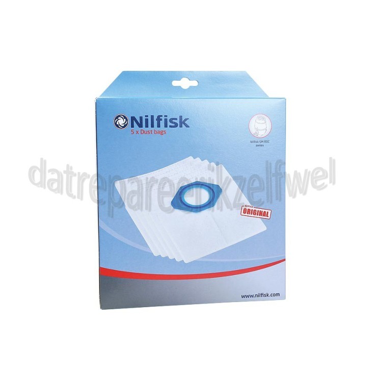 Foto van Nilfisk Stofzuigerzak Synthetisch GM80C serie 
