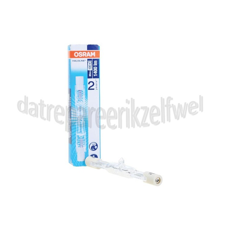 Foto van Osram Halogeenlamp Haloline R7s 74.9mm Buislamp 80W 230V 1385lm 