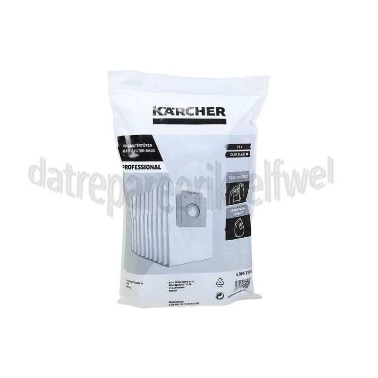 Foto van Karcher Stofzuigerzak Fleece 10 stuks T7/1, T9/1 Bp 
