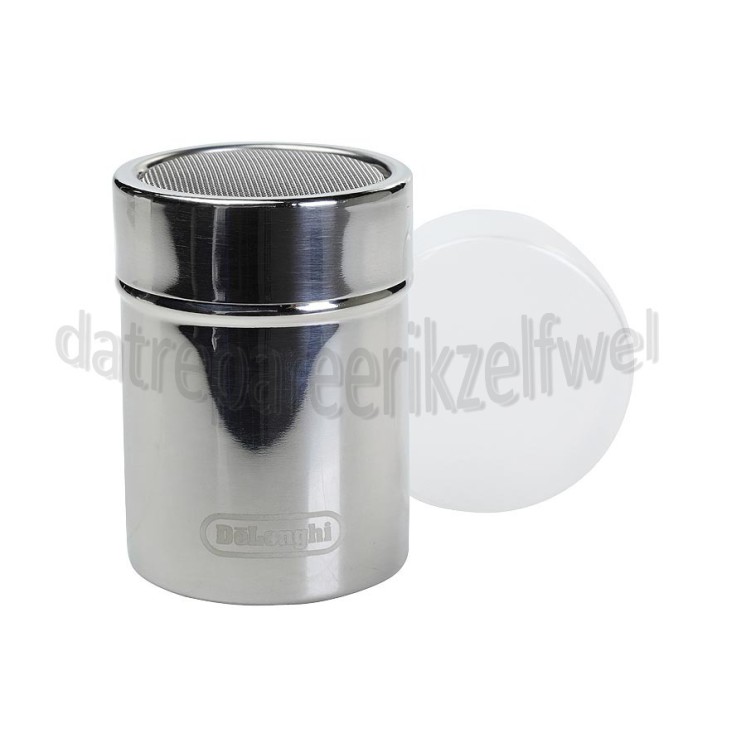 Foto van DeLonghi Cacaostrooier RVS strooier Koffie decoratie 