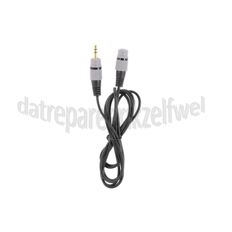 Foto van Easyfiks Jack Verlengkabel Jack 3.5mm Stereo Male - Jack 3.5mm Contra Stereo Female 1.5 Meter, Zwart, Verguld 