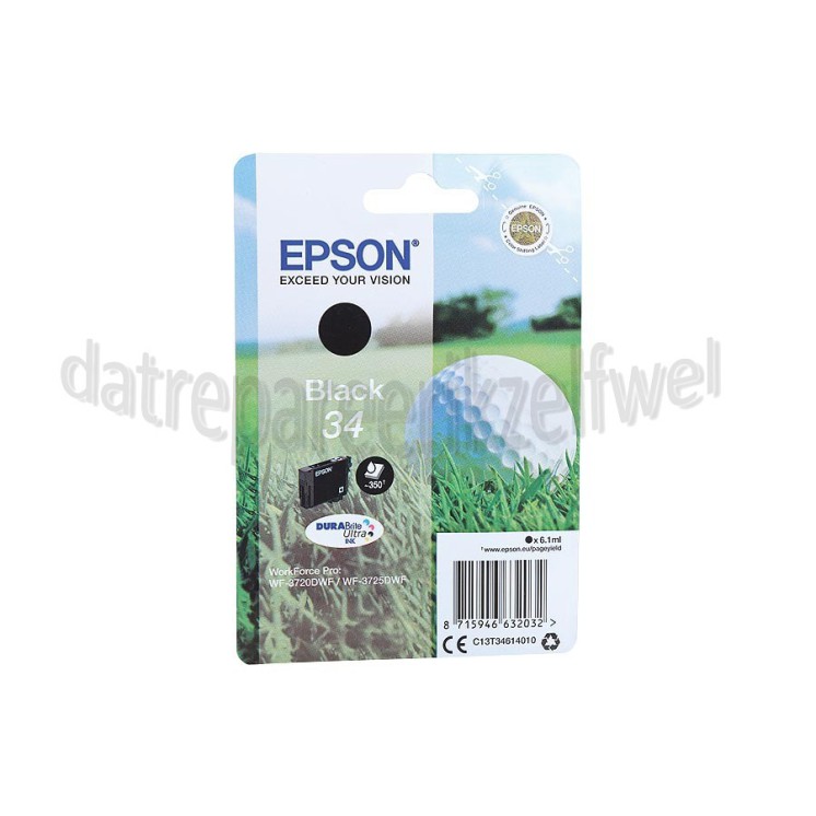 Foto van Epson Inktcartridge T3461 Black Epson Workforce Pro WF-Serie 3720, 3720 DWF, 3725 