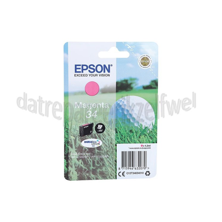 Foto van Epson Inktcartridge T3463 Magenta Epson Workforce Pro WF-Serie 3720, 3720 DWF, 3725 