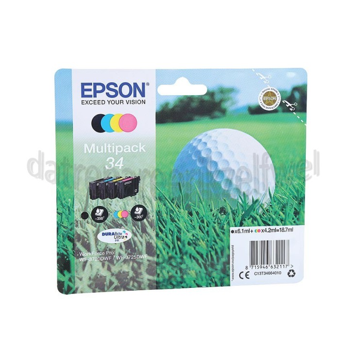 Foto van Epson Inktcartridge T3466 Multipack Epson Workforce Pro WF-Serie 3720, 3720 DWF, 3725 