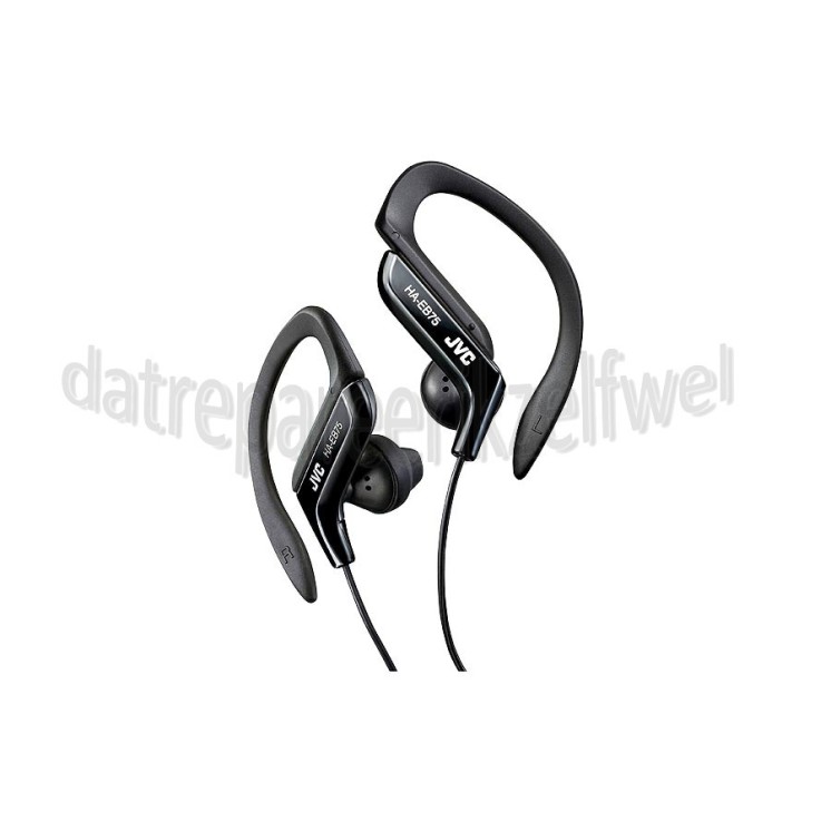 Foto van JVC Hoofdtelefoon Ear Clip Headphones, Zwart Sport, fitness 