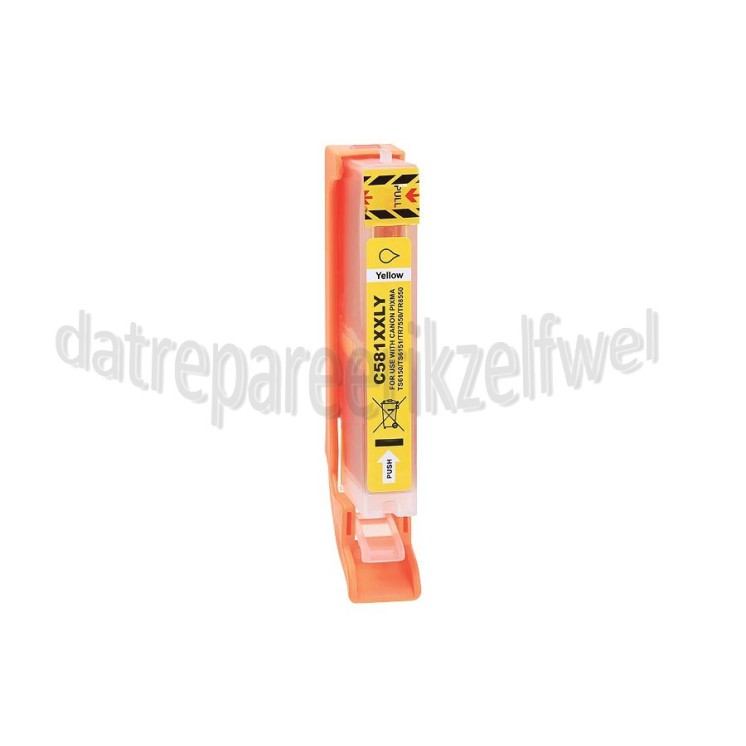 Foto van Easyfiks Inktcartridge CLI 581XXL Yellow Pixma TR7550, TS6150 