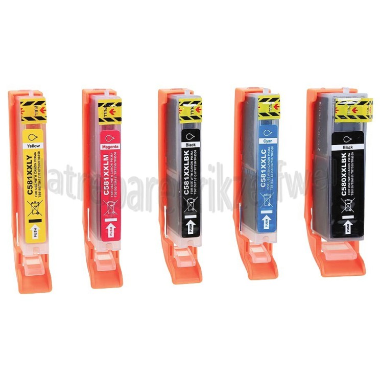 Foto van Easyfiks Inktcartridge PGI 580 PGBK CLI 581 BK/C/M/Y Multipack Pixma TR7550, TS6150 