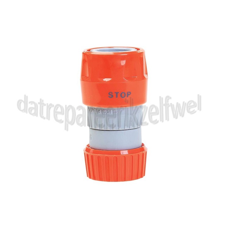 Foto van Talen Tools Koppeling Snelkoppeling met stop en slanghouder 12-18mm, 1/2"" 