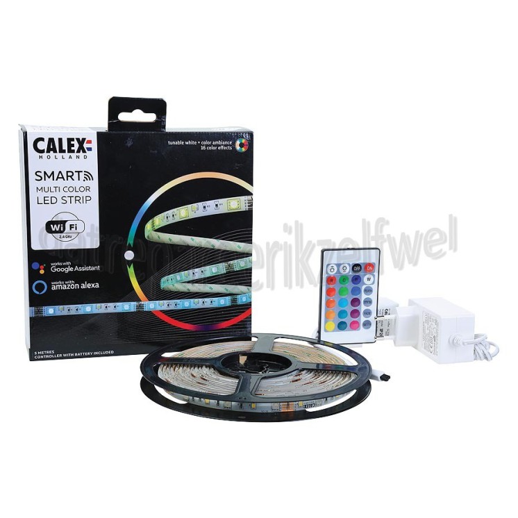 Foto van Calex Ledlamp Smart Connect Striplight, LEDstrip 24W, 1200lm, 4000K, 5 meter 