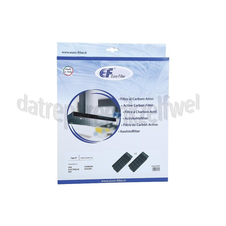 Foto van Eurofilter Filter koolstof -rechthoek- SK 600-900-KF 90 