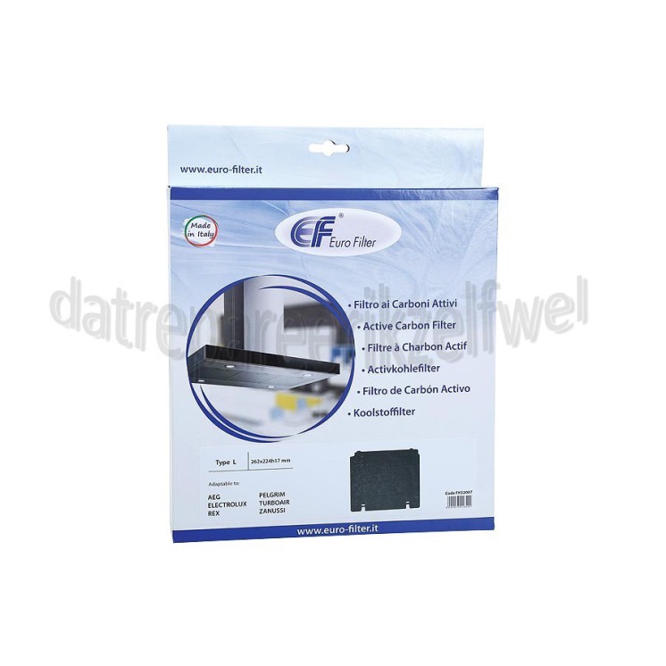 Foto van Eurofilter Filter Koolstof 25,5x22,5cm KF65/P01 